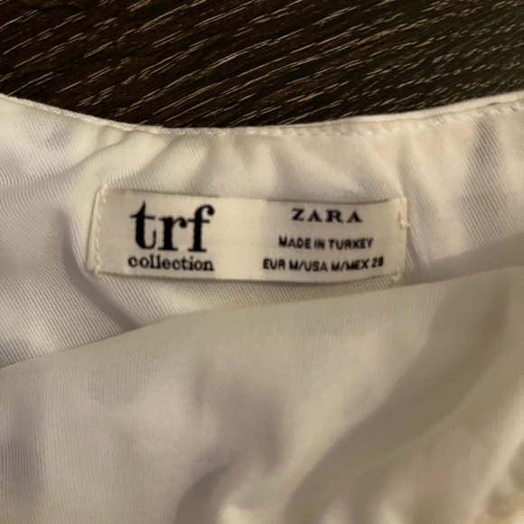 ZARA TRF Sexy Black and White Dress One Shoulder M - Picture 4 of 4